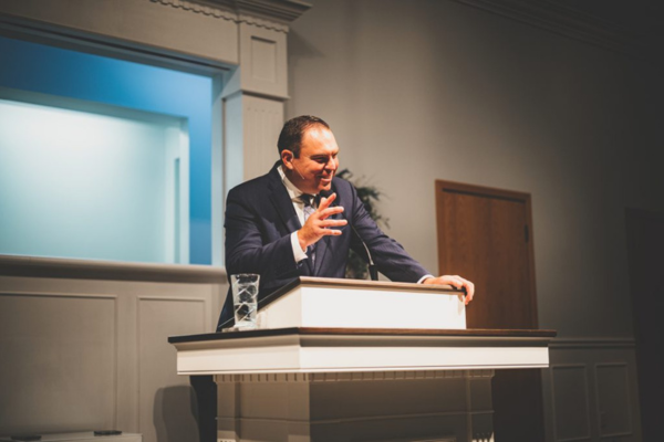 Pastor Burns Preaching